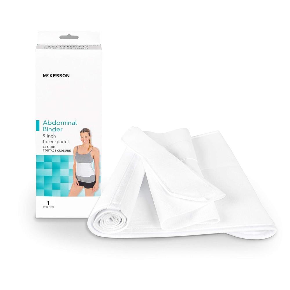 image:imageMcKesson SmallMedium Abdominal Support Binder for Adults 30 to 45 Inch Waist Circumference 9 Inch 1 Count