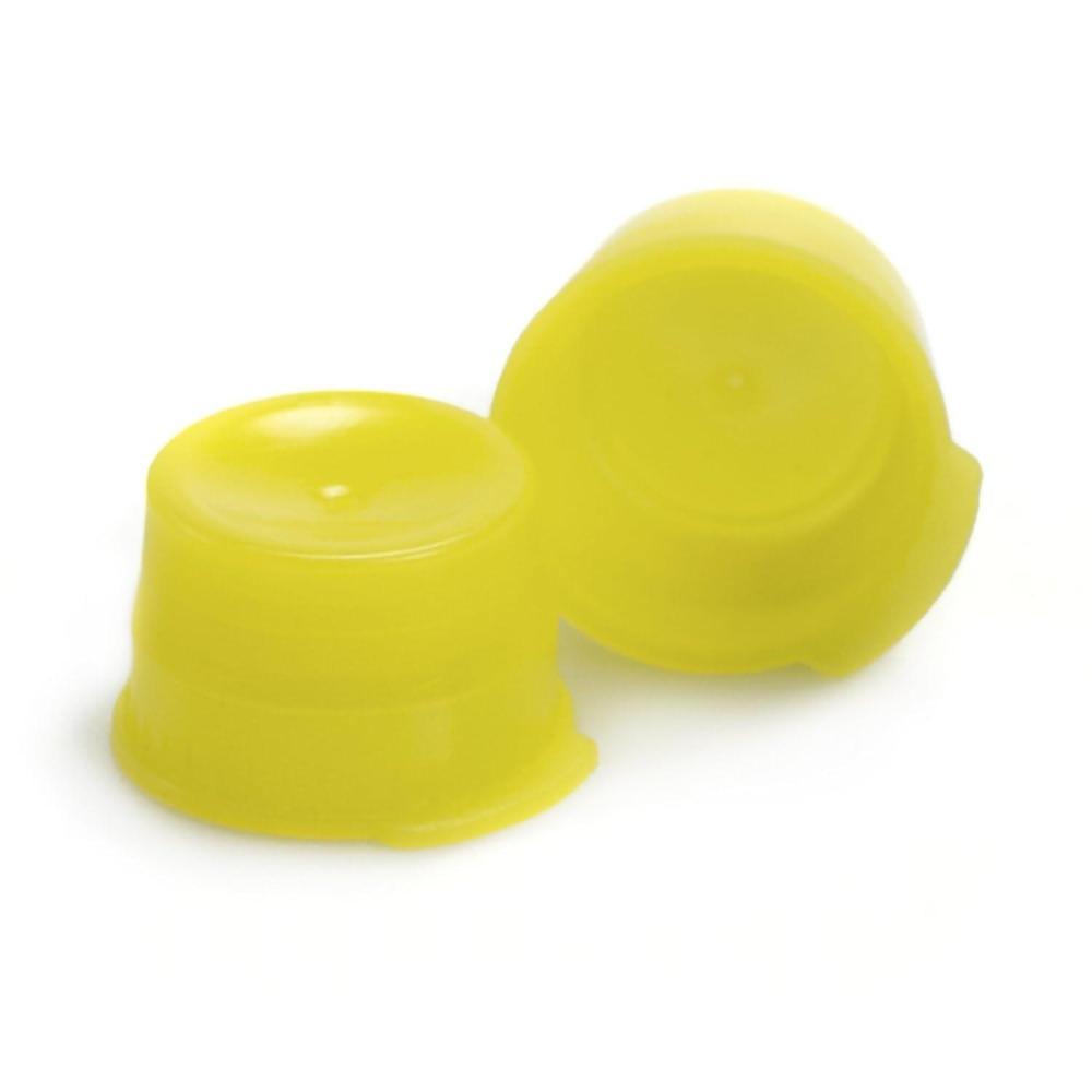 image:imageMcKesson Snap Caps for Test Tubes NonSterile Yellow Polyethylene Closure Firm Reclosure for 13 mm Tubes 1000 Count