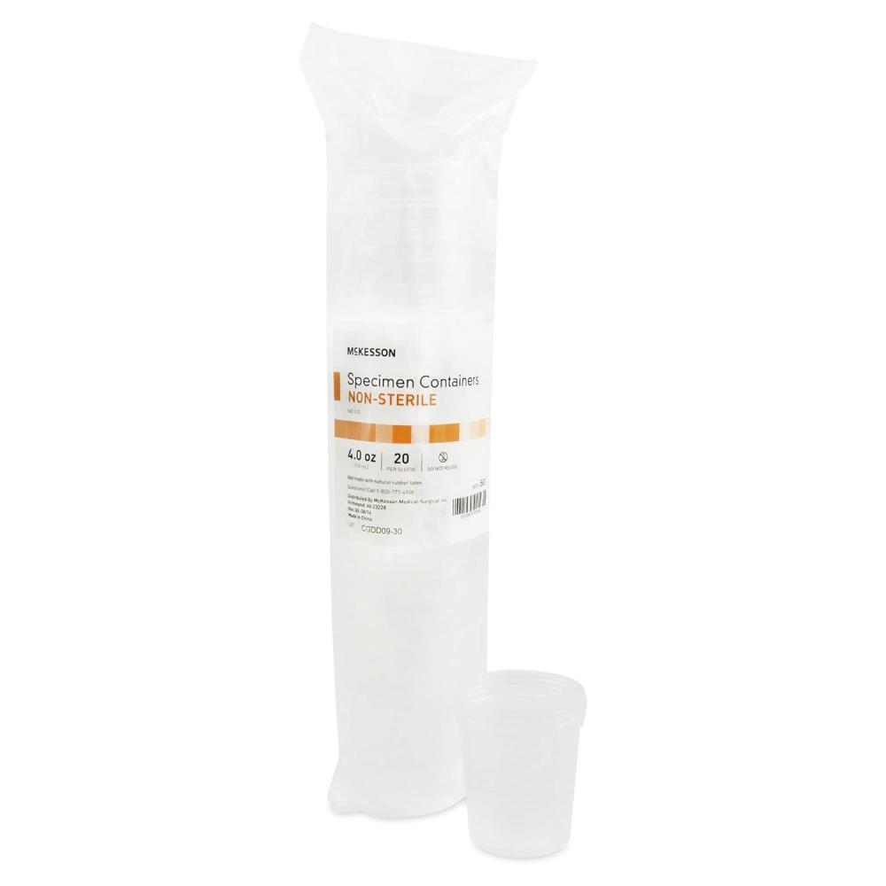 image:imageMcKesson Specimen Containers NonSterile Without Lid 4 oz 500 Count20