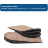 McKesson Adjustable Heel Lift for Men and Women – 3 Heights in One Lift – Size Small, Male Shoe Sizes 4 to 5, Female Shoe Sizes 5 to 6, 1 Count