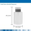 McKesson Alcohol Dispenser – Polyethylene with Locking Cap – Translucent, 9 oz, 4 3/4 in x 2 1/2 in, 1 Count