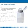 McKesson Alcohol Dispenser – Polyethylene with Locking Cap – Translucent, 9 oz, 4 3/4 in x 2 1/2 in, 1 Count