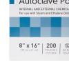 McKesson Autoclave Pouches, Self-Sealing, Steam and Ethylene Oxide Sterilizers, 7 1/2 in x 13 in, 200 Count, 1 Pack(8 X 16 Inch ( 200 ct ))