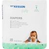 McKesson Baby Diapers, Size 1 (8 lbs to 14 lbs), 20 Count, 1 Pack