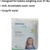 McKesson Baby Diapers for Newborns – Disposable, Breathable, Navel Cut-Out – 0 to 10 lbs, 20 Count, 6 Packs, 120 Total(1 Count (Pack of 20))