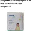 McKesson Baby Diapers for Newborns – Disposable, Breathable, Navel Cut-Out – 0 to 10 lbs, 20 Count, 6 Packs, 120 Total(Size 6)