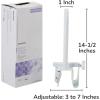 McKesson Bathtub Grab Bar, Clamp, Non-Adjustable, Tool-Free, Fits Most Tubs, 14.5 in, 1 Count