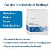 McKesson Bloodborne Pathogen Spill Kit [1 Kit]– Bodily Fluid Clean-Up Pack with Gloves, Hand Wipes, Disinfectant & Fluid Solidifier – First Response Spill Kit for Workplace, School & Medical Use