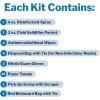 McKesson Bloodborne Pathogen Spill Kit [1 Kit]– Bodily Fluid Clean-Up Pack with Gloves, Hand Wipes, Disinfectant & Fluid Solidifier – First Response Spill Kit for Workplace, School & Medical Use