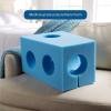 McKesson Carter Arm Elevator, Foam – Gentle Support and Arm Elevation for Injuries – Blue, 12 in x 9 in x 16 in, 5 Count