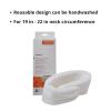 McKesson Cervical Collar – Soft Density Polyfoam, One-Piece, for Adults – One Size Fits Most, 19 in – 22 in Neck Circumference, 1 Count