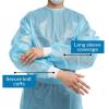 McKesson Chemotherapy Procedure Gown, Disposable – Full-Back, Waist Tie, AAMI Level 2, Unisex, Non-Sterile – Blue, Size Medium, 41 in L, 30 Count