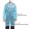 McKesson Chemotherapy Procedure Gown, Disposable – Full-Back, Waist Tie, AAMI Level 2, Unisex, Non-Sterile – Blue, Size Medium, 41 in L, 30 Count