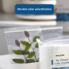 McKesson Clear Poly Zip Bags – 8″ x 10″ (100 Count) Reclosable Plastic Bags, 2 Mil Thickness, Grip Lock Resealable Zipper, Made of Polyethylene