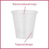 McKesson Disposable Clear Plastic Cups, 5 oz [100 Count] Drinking, Party, Medical, Dental, Polypropylene