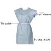 McKesson Disposable Patient Exam Gown [Pack of 50] Latex-Free, Medical, Hospital, Tissue/Polybacked, Blue, One Size Fits Most