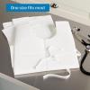 McKesson Disposable Patient Exam Gown [Pack of 50] Latex-Free, Medical, Hospital, Tissue/Polyester, White, One Size Fits Most