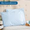 McKesson Disposable Pillow Case Covers Bulk Pillowcase, Single-Use for Medical Hospital Travel, Standard Size, Blue, 21 in x 30 in (100)(200)