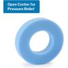 McKesson Donut Pillow, Medical Grade Foam Tailbone Cushion, Pain Relief for Hemorrhoid, Coccyx, Prostate, Sciatica, Pelvic Floor, Pressure Sores, 32 Count(9 Inch Diameter (32 ct))