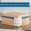 McKesson Exam Capes [100 Count] Tissue/Poly/Tissue, Disposable Medical Gowns, Front/Back Opening Without Closure, Mauve