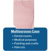 McKesson Exam Capes [100 Count] Tissue/Poly/Tissue, Disposable Medical Gowns, Front/Back Opening Without Closure, Mauve
