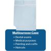 McKesson Exam Capes for Adults – Poly and Economy Tissue, Front or Back Opening, Unisex – Blue, One Size Fits Most, 21 in x 30 in, 100 Count