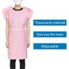 McKesson Exam Gown, Disposable – Poly and Premium Tissue, Front or Back Opening, Short Sleeve, Unisex – Mauve, One Size Fits Most Adults, 21 in x 30 in, 50 Count(50)
