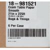 McKesson Exam Table Paper, Barrier Protection, Smooth Pediatric Table Paper, White with Bugs and Things, 21 in x 225 ft, 6 Count