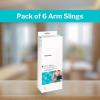 McKesson Extra-Small Arm Sling For Injured Shoulder or Wrist, Adjustable Strap to Immobilize Injury, Unisex Design for Left and Right Arm, 5.25″ x 12.5″, 6 Count