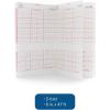 McKesson Fetal Monitoring Paper, Red Grid Thermal Paper, 6 in x 47 ft, 160 Count, 1 Pack