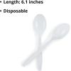 McKesson General Purpose Plastic Spoons, White, Polypropylene, Non-Sterile, Disposable, 1000 Count