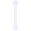 McKesson Grab Bar, Wall Mount, Steel, Bathroom, Shower Aid, White Power Coated, 18 in, 1 Count(12 Inch Length ( 1 ct))