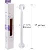 McKesson Grab Bar, Wall Mount, Steel, Bathroom, Shower Aid, White Power Coated, 18 in, 1 Count(16 Inch Length ( 1 ct))