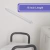 McKesson Grab Bar, Wall Mount, Steel, Bathroom, Shower Aid, White Power Coated, 18 in, 1 Count(18 Inch Length ( 1 ct))