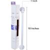 McKesson Grab Bar, Wall Mount, Steel, Bathroom, Shower Aid, White Power Coated, 18 in, 1 Count(18 Inch Length ( 3 ct))