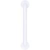 McKesson Grab Bar, Wall Mount, Steel, Bathroom, Shower Aid, White Power Coated, 18 in, 1 Count(24 Inch Length ( 1 ct))