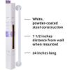 McKesson Grab Bar, Wall Mount, Steel, Bathroom, Shower Aid, White Power Coated, 18 in, 1 Count(24 Inch Length ( 3 ct))