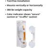 McKesson Grab Bar for Bath and Showers, Suction-Cup, Plastic, 12 in, 3 Count(12 Inch Length (1 ct))