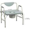 McKesson Heavy-Duty Bariatric Commode Chair with 12 qt Bucket, 1000 lbs Weight Capacity, 23 1/4 in Seat Width, 1 Count