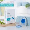 McKesson Heel Cups – Silicone Gel, U-Shaped, Supportive, Blue and Transparent – Small, Medium Size, 1 Count