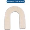 McKesson Heel Spur Pads – Foam, Adhesive, Horseshoe Shape – Beige, One Size Fits Most, 1/4 in, 12 Count