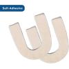 McKesson Heel Spur Pads – Foam, Adhesive, Horseshoe Shape – Beige, One Size Fits Most, 1/4 in, 12 Count