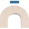 McKesson Heel Spur Pads – Foam, Adhesive, Horseshoe Shape – Beige, One Size Fits Most, 1/4 in, 12 Count