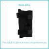 McKesson Knee Brace, Hinged/Open Patella/Open Popiteal, 2XL, 25 1/2 in to 28 in Circumference, 1 Count