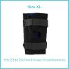 McKesson Knee Brace, Hinged/Open Patella/Open Popiteal, XL, 23 in to 25 1/2 in Circumference, 1 Count