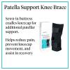 McKesson Knee Brace, Patella Support, Medial/Lateral Spiral Stays, Wrap-Around Design, Large, 20 1/2 in to 23 in Circumference, 1 Count
