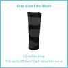 McKesson Knee Immobilizer Brace for Women and Men Adjustable Leg Straightener, One Size Fits Most, 12″, 1 Count