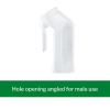 McKesson Male Urinal with Transparent Lid – Translucent Body, Graduated, Plastic – 1 qt / 1000 mL, 50 Count(6 Count)