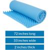McKesson Mattress Overlay – Convoluted Foam Decubitus Care Pad, Mattress Topper for Ulcers, Pressure Sores, Bedsores – 72 in x 33 in x 4 in, 6 Count(72 L X 33 W X 2 H Inch ( 1 ct))