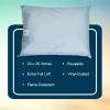 McKesson Medical Pillow [12 Count] Reusable Hospital Bed Pillows, Vinyl Cover, Fluid Moisture and Stain-Resistant, Blue, 20 in x 26 in(20 X 26 Inch ( 12 ct))
